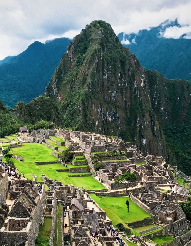 Machu Picchu, the city of the Inca Empire hidden high up in the Andean mountains.